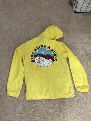 Ripndip - Cuddle Anorak Jacket (Yellow) Size Small