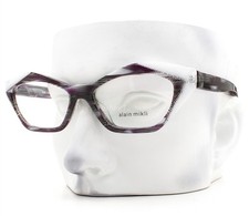 Alain Mikli Monette Eyeglasses A03094 007 Glasses Violet Black White No Case