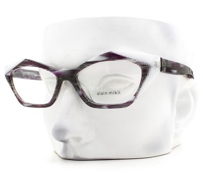 Alain Mikli Monette Eyeglasses A03094 007 Glasses Violet Black White No Case