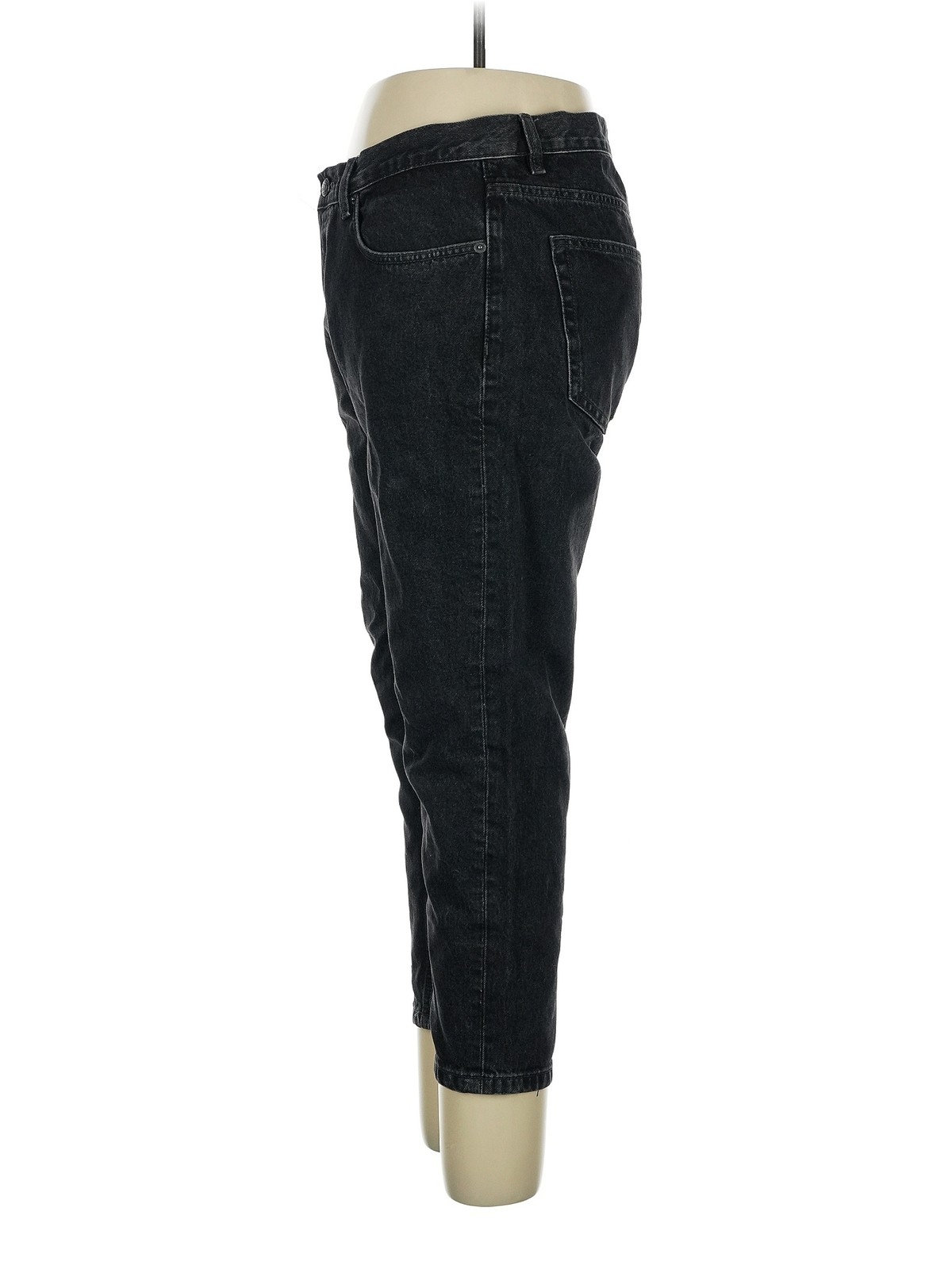 Zara Women Black Jeans 34W thumbnail 4