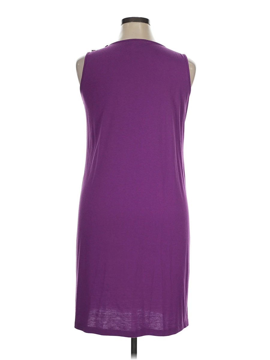 Design History Women Purple Casual Dress 1X Plus View 2
