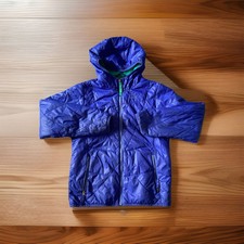 LL BEAN KIDS S 8 Hooded Winter Jacket Blue Ish Purple Q2