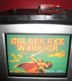 Sega Master System GOLDEN AXE WARRIOR w/Cartridge, Instructions & Box (CIB)
