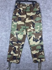 Vintage Rothco Camo Pants Men’s Size Small 30x29 Green Cargo Outerwear