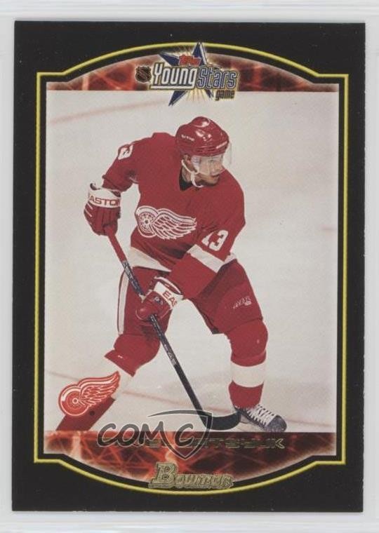 2002-03 Bowman YoungStars Pavel Datsyuk #123 HOF 0q3
