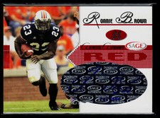 2005 SAGE #A7 RONNIE BROWN Autographs Red #/999 AUBURN