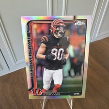 Topps 2023 Chrome Andrei Iosivas #60 Refractor Cincinnati Bengals Football