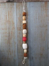 11 Old Fish Net Floats 47 Inches Long Fishing Buoys Bouys Tiki Hut Bar  (SF687)