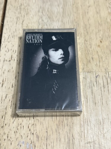 Brand New SEALED JANET JACKSON - Rhythm Nation 1814 Cassette Tape Pop 80s