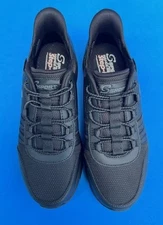 NEW Sports By Skechers Hands free Step-in Memory Foam Shoes Size Men’s 8 Black
