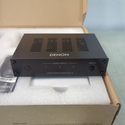 Denon AVS-3 8K 3 in / 1 out HDMI Switcher Box Unit - Brand New
