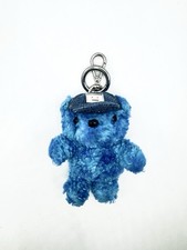 Acne Studios Dusty Blue Teddy Bear With Logo ...