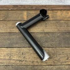 Vintage Titec Black Quill Bike Stem 25.4mm Clamp Road MTB 1 1/8 in Threaded