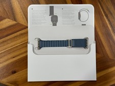 Genuine Apple Watch Band Alpine Loop 49mm Light Blue Small 130mm-160mm 