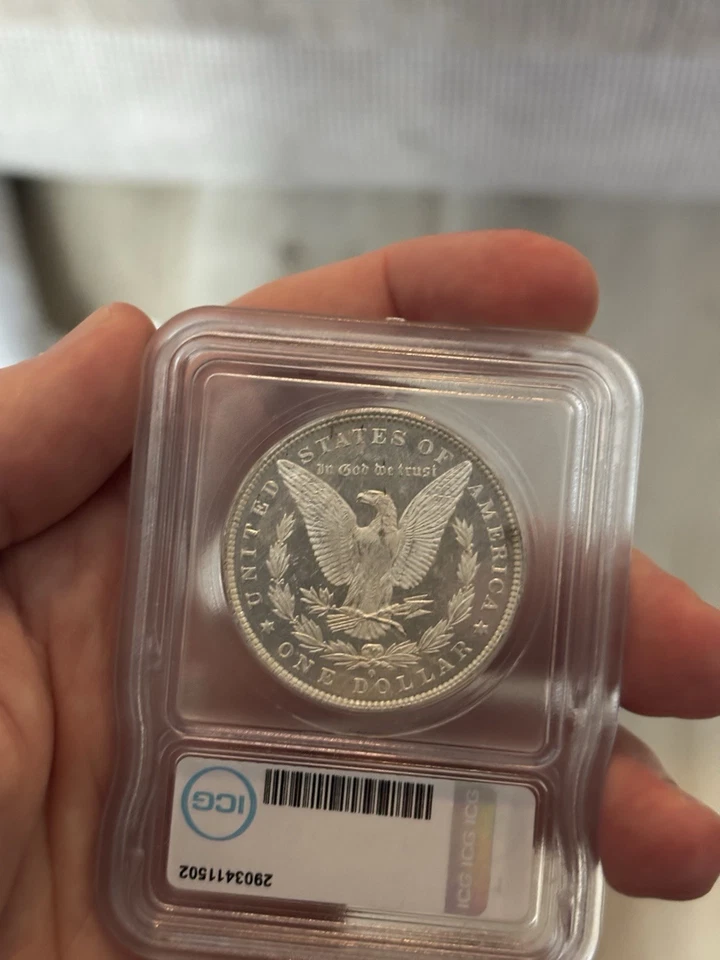 1882 O MS63 PL / DMPL ??? Morgan Silver Dollar $1 Proof Cameo - Image 3 of 4