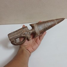 Ancient Eye of Horus granite artifact, rare vintage piece of Egyptian heritage