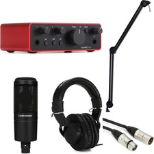 Focusrite Scarlett Solo 4th Gen USB Audio Int...