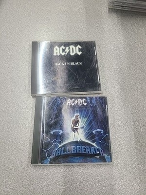 AC/DC Ballbreaker and Back In Black 2 CD Lot Atco vintage rock 1980 & 1995