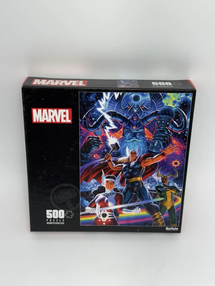 Rompecabezas Marvel Thor Avengers 500 piezas de Buffalo Games & Puzzles nuevo #03350 Foto 2 de 4