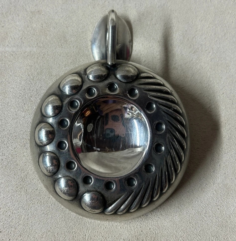 Taza de cata de vinos Tastevin chapada en plata Christofle Francia Gallia de colección Foto 4 de 4