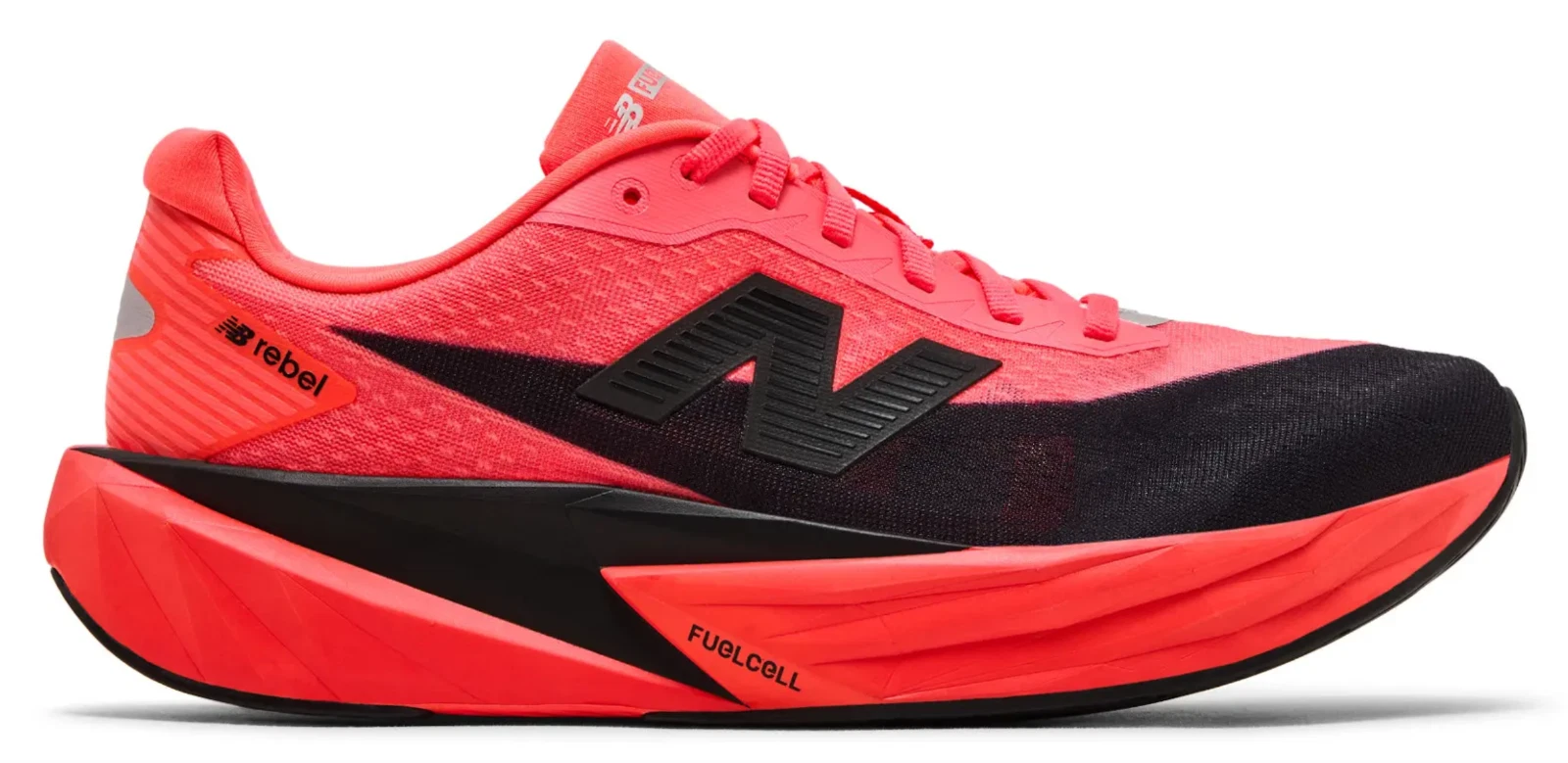 New Balance FuelCell Rebel v5 Urgent Red Black SZ 8-12 Men's MFCXLA5