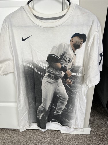 Nike Large Derek Jeter New York Yankees Shirt - Imagen 1 de 3