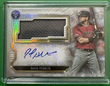 2020 Topps Triple Threads David Peralta Jumbo Relic Auto #48/99