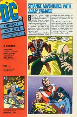 DC Direct Currents #24 FN; DC | Adam Strange - w/Bag+Board