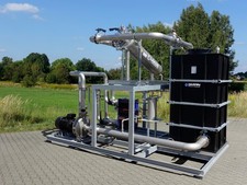 Skid Anlage, Hydraulikmodul - Data center, K&uuml;hlung, Chemie,  Pharmaindustrie