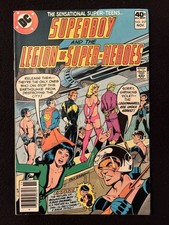 SUPERBOY AND THE LEGION OF SUPER HEROES 257 4.5 DC 1979 NEWSSTAND STAIN M10S