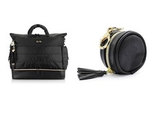 Itzy Ritzy Dream Weekender Hospital  Travel Bag Black