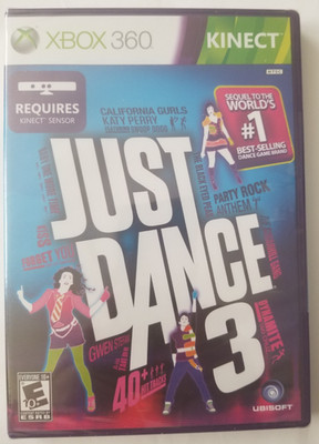 Just Dance 3 Video Game for Microsoft Xbox 360 Kinect NEW & SEALED