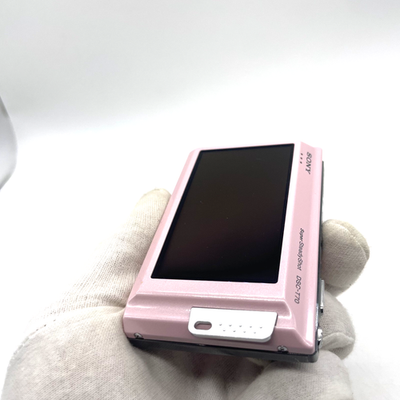 Sony Cyber-shot DSC-T70 Pink 8.1MP Digital Camera w/ Battery