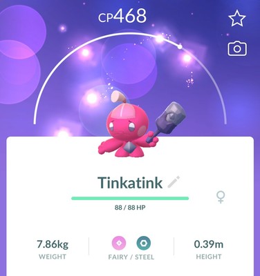 Pokemon GO - Tinkatink - non-shiny