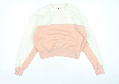 Pullover Sweatshirt Damen UK XS Regular Champion Elfenbein