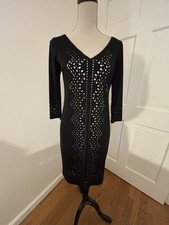 David Meister Black Cocktail Dress, Size 4, Worn Once