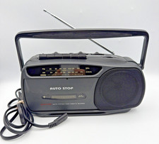Craig Electronics AM/FM Portable Radio Cassette Recorder JS7211 TESTED EUC