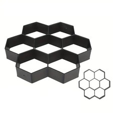 Pflasterform Pflastersteine Gießform Gehwegform Zementform Betonform Bienenwabe