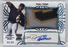2021 Leaf Trinity Patch Platinum 65/99 Tahnaj Thomas #PA-TT1 Patch Auto 0q21