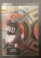 2023 Panini Select Chase Brown RC Cincinnati Bengals #151 Rookie Card 🔥🔥