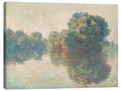 Leinwandbild Die Seine bei Giverny - Claude Monet