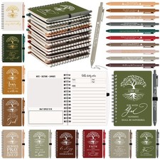 Kosiz 40 Pcs Christian Gifts Bulk Prayer Journal Religious Bible Verse Valentine