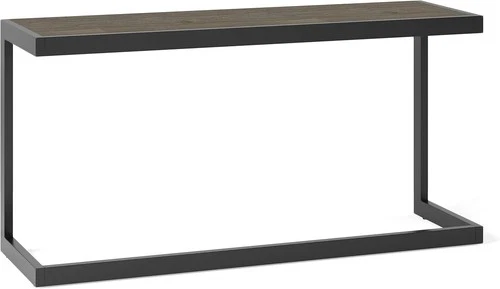 SIMPLIHOME Erina SOLID ACACIA WOOD Metal 52" Wide Industrial Console Table