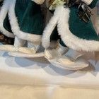 1989 Annalee Santa and Mrs. Claus Touch Of Gold Green  NWT Vintage Mobiletee — photo 9