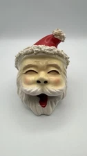 Rare vintage Santa Claus open mouth ceramic ashtray Japan  !
