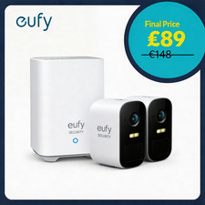 eufy Security eufyCam 2C 2+1 Kabellose Überwachungskamera 180 Tage 1080p IP67