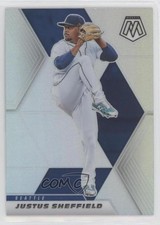 2021 Panini Mosaic Silver Prizm Justus Sheffield #36 13lo