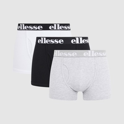 Herren Hali 3pk Boxers Unterhose, Black/Grey/White, M EU