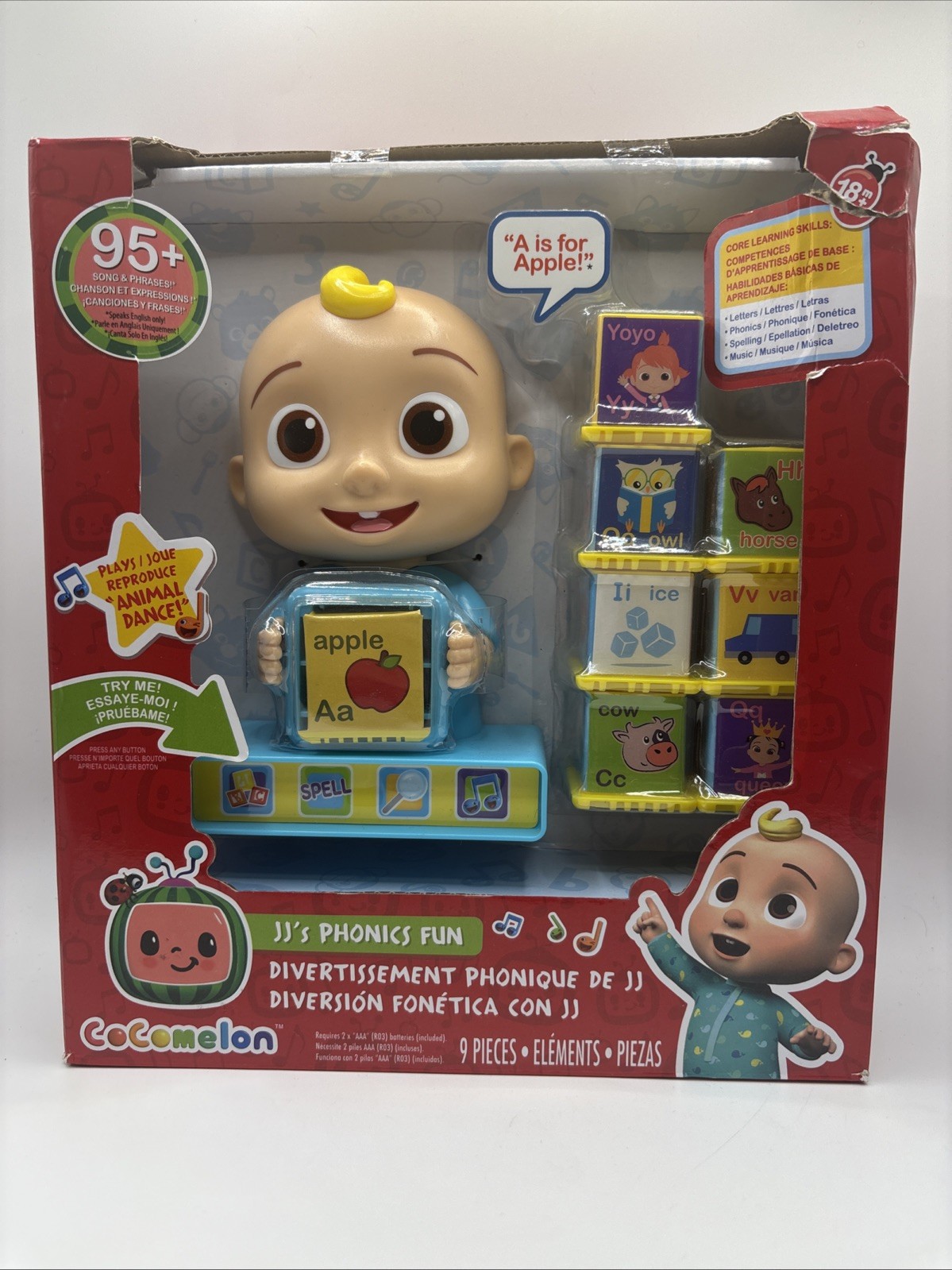 Just Play CoComelon JJ Phonics Fun Interactive Learning and Education Fast Ship