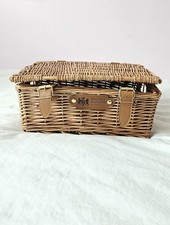 Cotsworld Collection Wicker Basket Hamper Brown Vintage Summer Y2k Home Decor